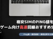 格安SIM Ping 比較