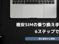 格安SIM 乗り換え 手順
